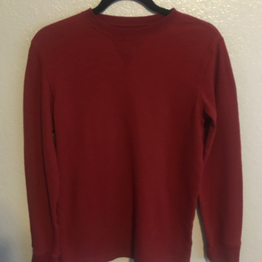 Maroon long sleeve sweater